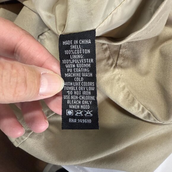 Miss London Black Label Womens Utility Jacket Medium Tan Hooded Chinch Waist - Picture 12 of 12